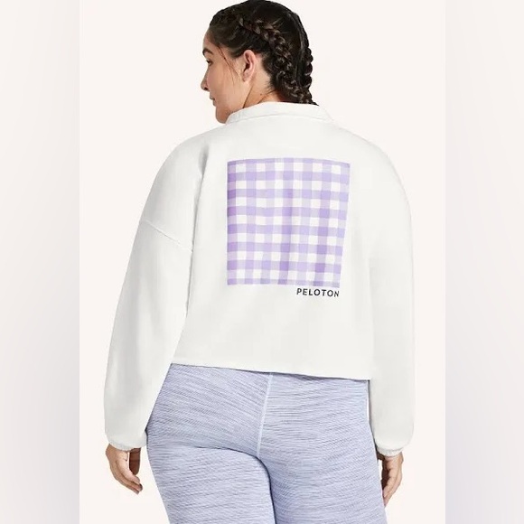 NWOT Peloton Polo Sweatshirt Pullover - Picture 8 of 11